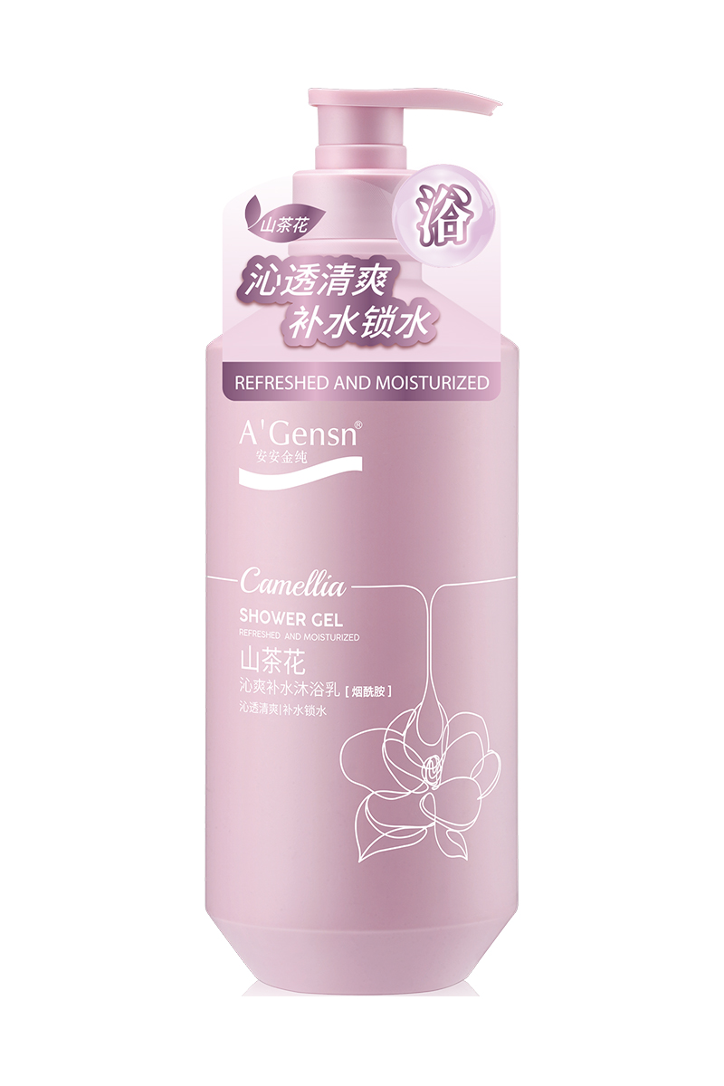 安安金纯山茶花沁爽补水洗澡乳